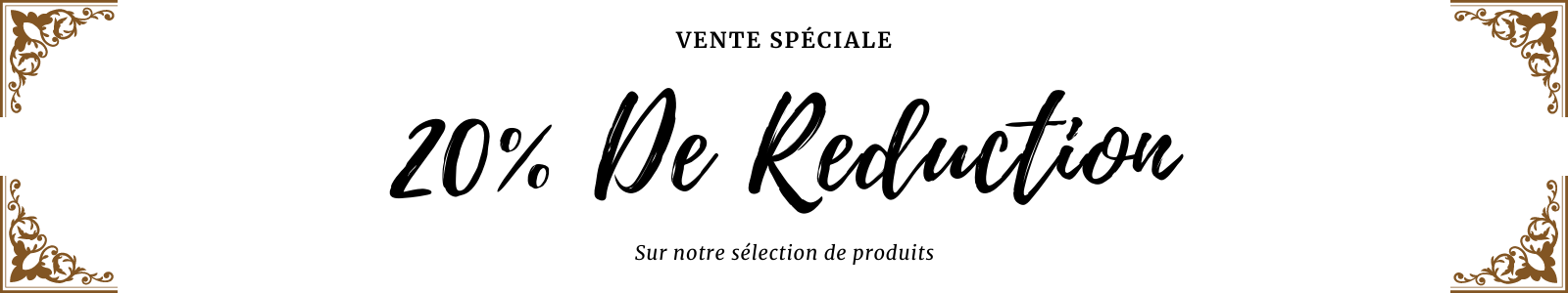 20 % de Réduction